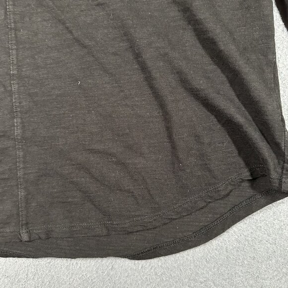 Chicos Ultimate Tee Shirt Womens 3 XL Black V‎ Neck 3/4 Sleeve Modal Cotton Soft - Picture 5 of 8